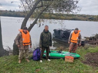 На Вінниччині чоловік на каяку намагався незаконно перетнути кордон з Молдовою