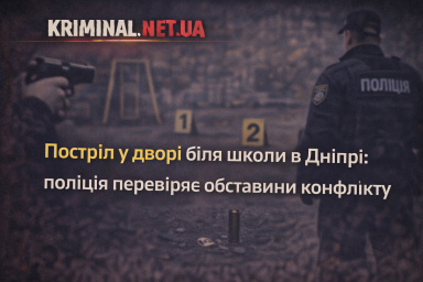 Постріл у дворі біля школи в Дніпрі: поліція перевіряє обставини конфлікту