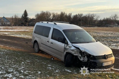 На Криворіжжі викрадач авто потрапив у ДТП
