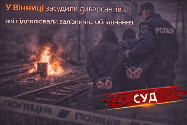 У Вінниці засудили диверсантів, які підпалювали залізничне обладнання
