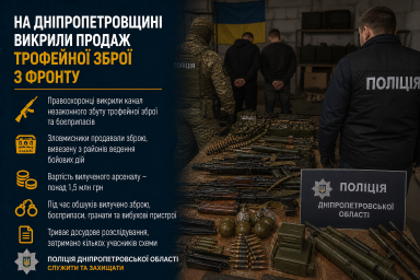 На Дніпропетровщині викрили продаж трофейної зброї з фронту На Дніпропетровщині викрили продаж трофейної зброї з фронту