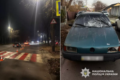 У Хмельницькому нетверезий водій збив двох підлітків на пішохідному переході