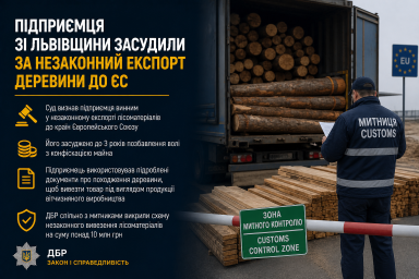Підприємця зі Львівщини засудили за незаконний експорт деревини до ЄС