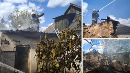 У Кривому Розі загорілася літня кухня, постраждав чоловік