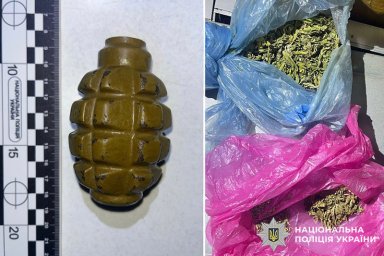 У жителя Старокостянтинова під час виклику через насильство виявили гранату й канабіс