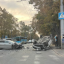 У Дніпрі після зіткнення авто перекинулося на дах: рух ускладнено