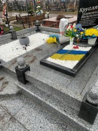 На Київщині невідомі викрали новорічні ялинки з могил військових